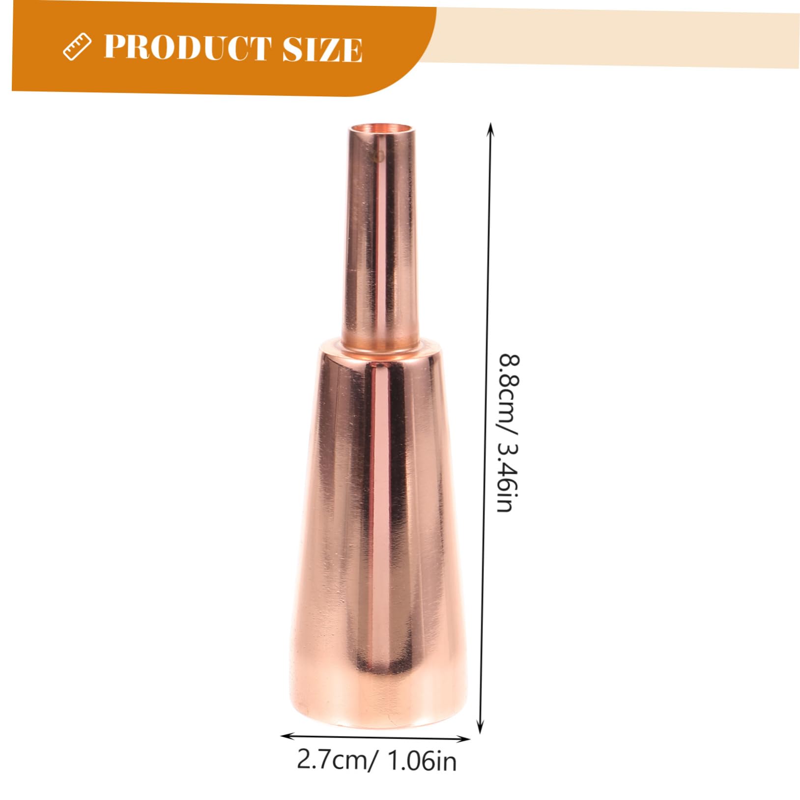 SUPVOX Beginner to Pro: Metal Trumpet Mouthpiece Lightweight Compact Easy to Install for Time-saving Practice