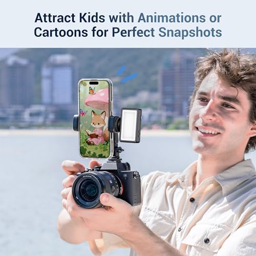 Image of JJC Camera Phone Holder Phone Tripod Mount Adapter for iPhone Smartphone | Cold Shoe Mount for DSLR DJI Osmo Action Osmo 360, Insta360 Ace Pro, GoPro Hero Camera Photography Accessories