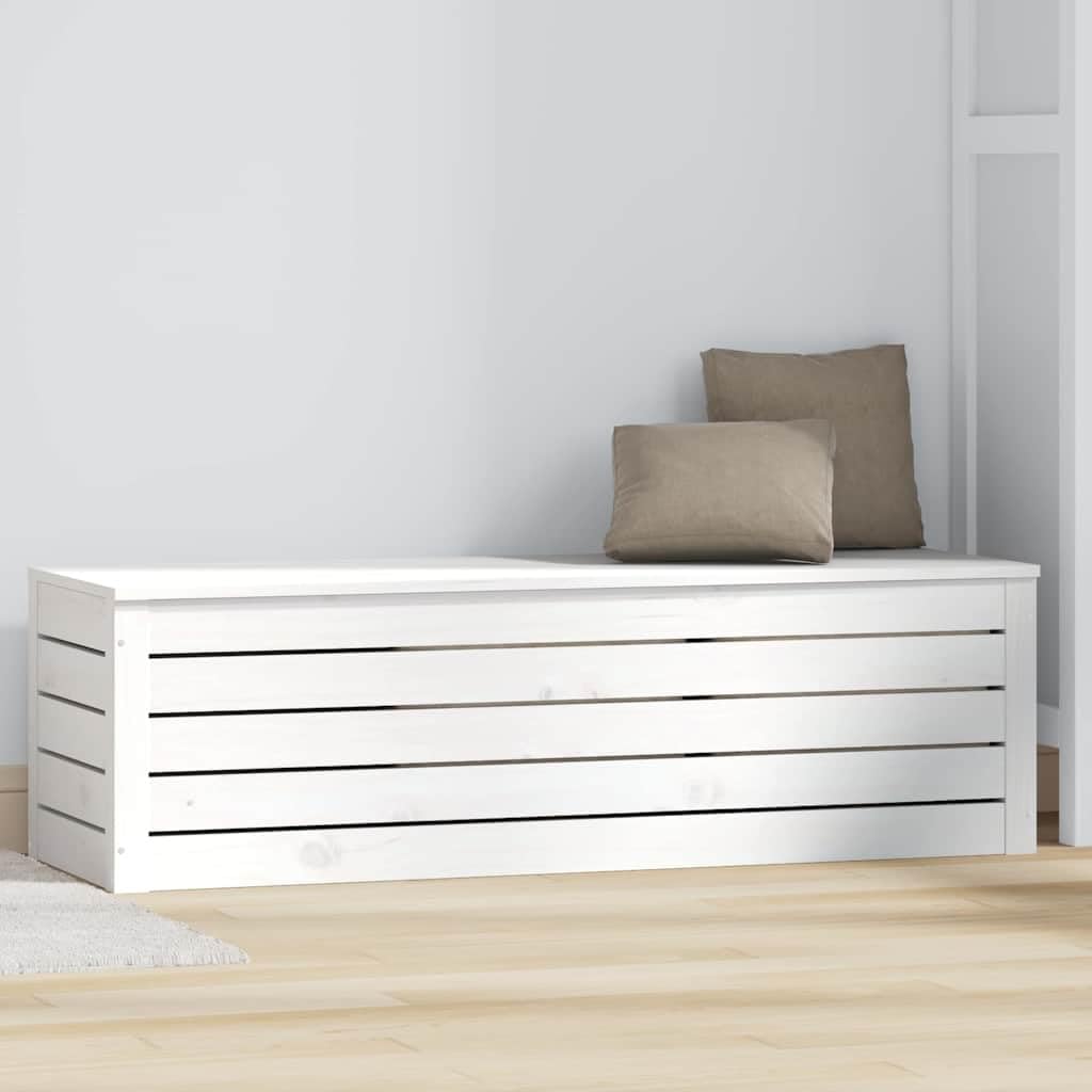 Baúl de madera maciza de pino con tapa, 109 x 36,5 x 33 cm, para salón, dormitorio, pasillo