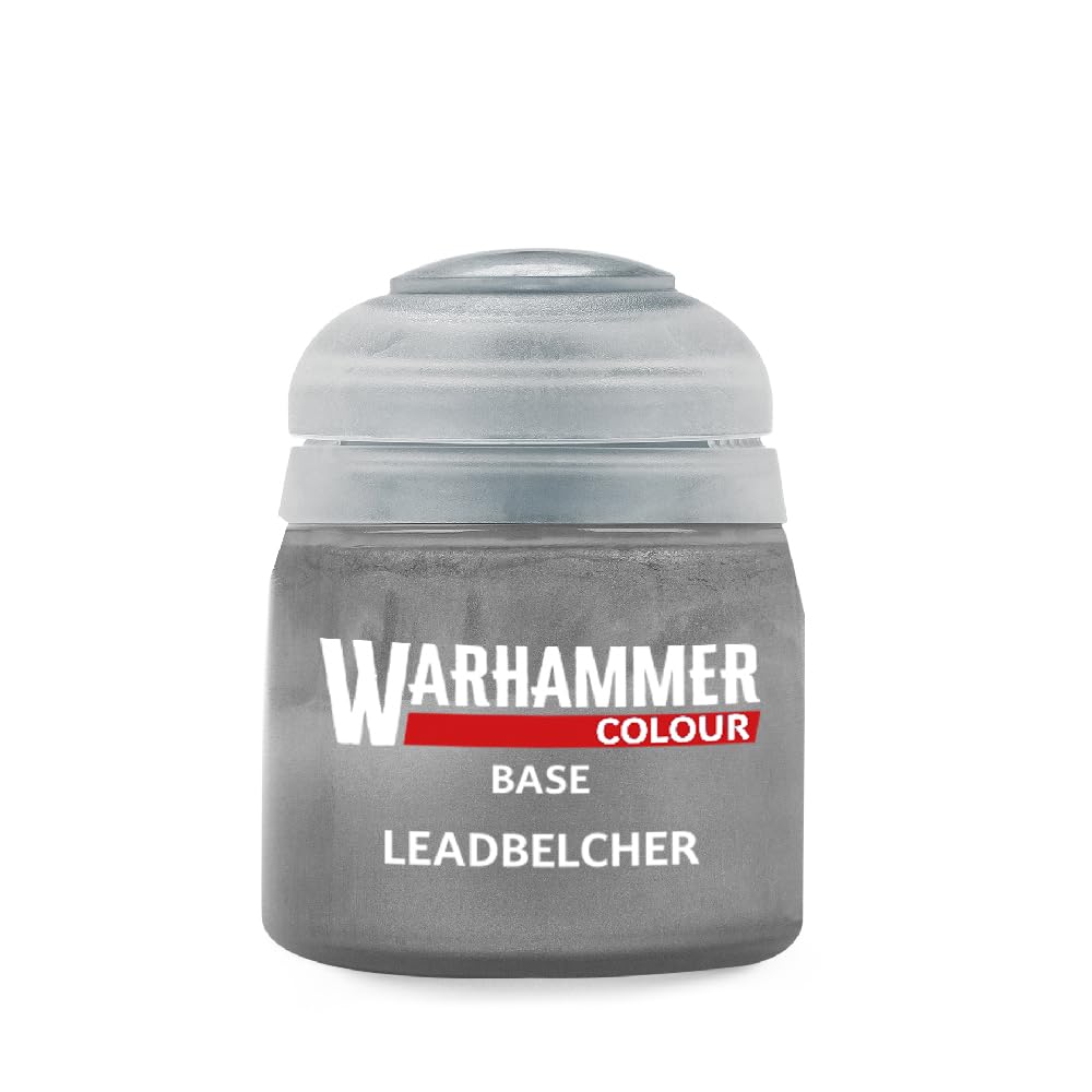 Warhammer Colour Leadbelcher Base Paint 12ml Acrylic Paint