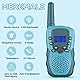 Bakoherp Walkie Talkie Kinder ab 3-12 Jahre, Aufladbar mit 8 Kanäle, Funkgerät Wiederaufladbar mit LED Taschenlampe, VOX Funktion, Klare Stimme für Abenteuer, Camping, Wandern