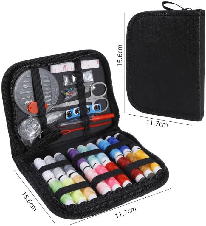 LWECMGSA Fabric Sewing Kit Needle Thread Hand-Sewing Clothes Portable Box Practical