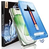 MAGIC JOHN 2 Pack for iPhone 15 Plus 6.7 inch Tempered Glass Screen Protector, Auto Dust-Elimination Installation, Bubble Free, Dynamic Island Compatible, HD Clear, Easy Installation