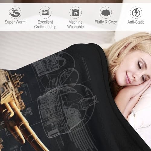 Couverture Polaire Flannel pour Soirées Cocooning sur le Canapé-Lit - 4