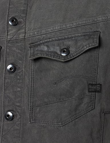 G-STAR RAW Herren Dakota Selvedge Jacke, Grau (faded black ink D23593-D182-D358), M – Ansicht 5