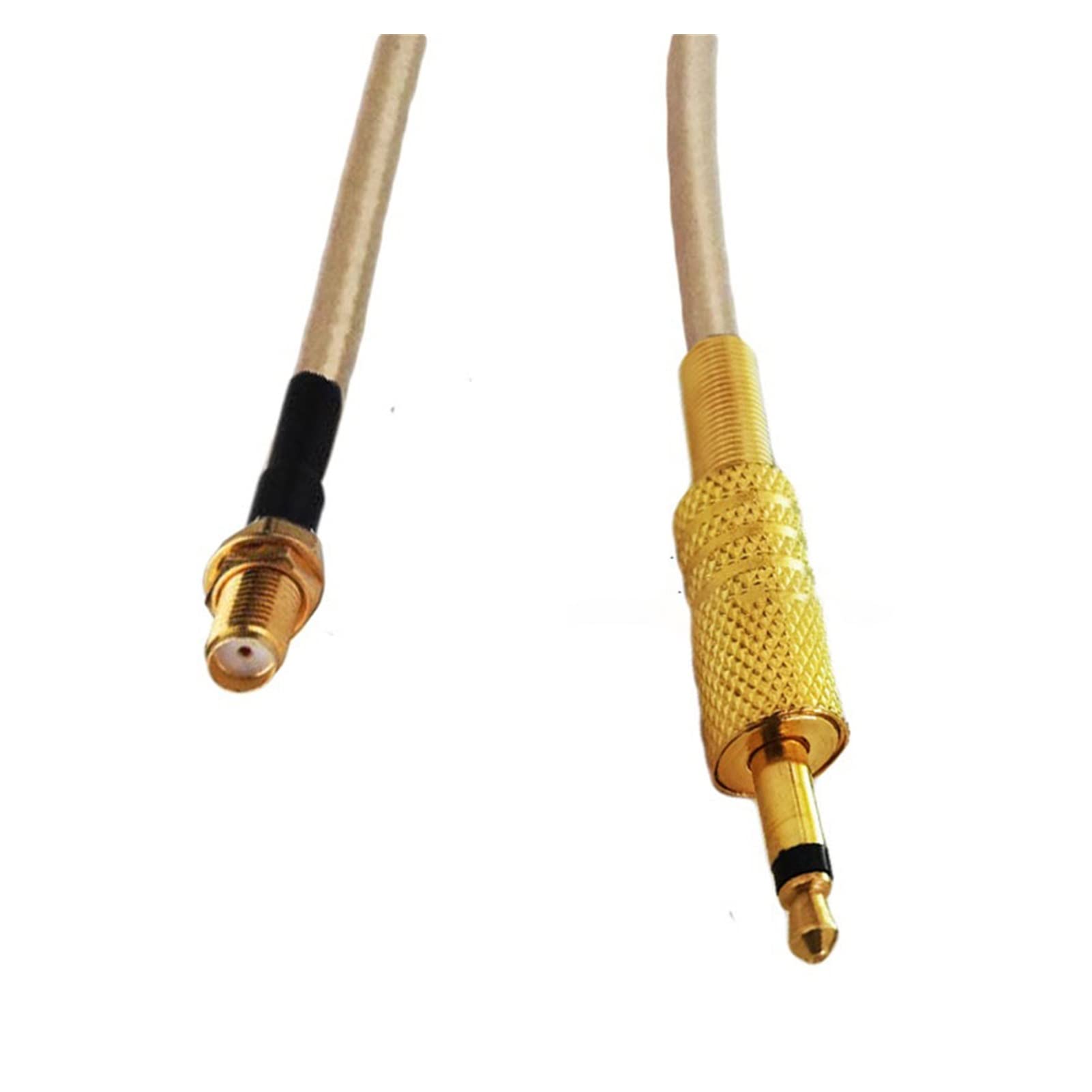 Qingqing Store SMA. Jack Samica do 3,5 mm Mono 1/8"Male Fit CCTV. Antena monitora kamery. RG316. Kabel Pigtail 15/20/30/50 cm 1/2/3/5 / 10m (Color : 10m)
