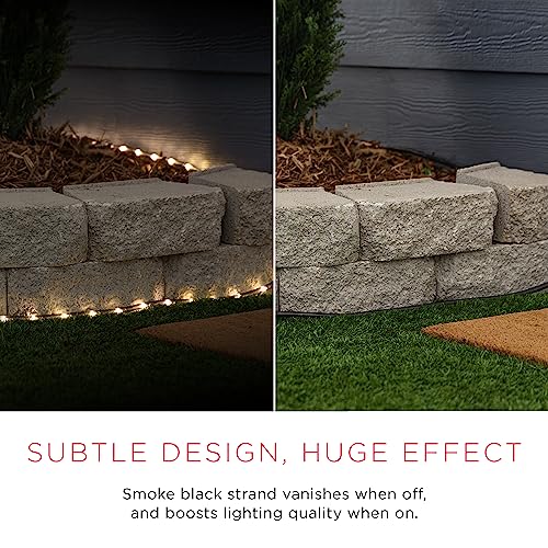 Ultrapro Led Rope Lights, 16Ft Premium Smoke Black Rope, Warm White Light 3000K, Indoor/Outdoor, Discreet, Elegant, Flexible, Linkable, Durable, Rope Lights Outdoor, 63544 #TOP4