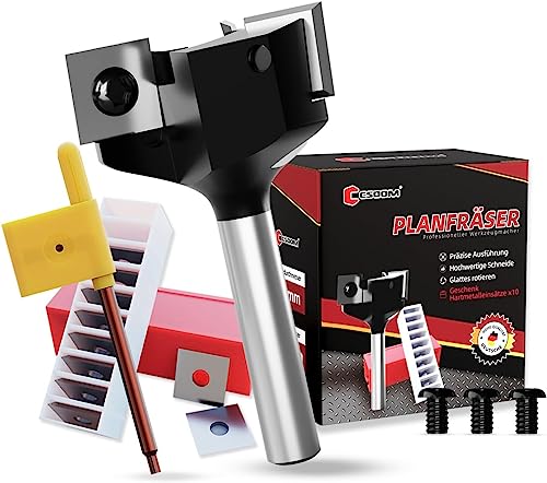 Csoom 1 CNC-Planfräser-Set 8mm Schaft