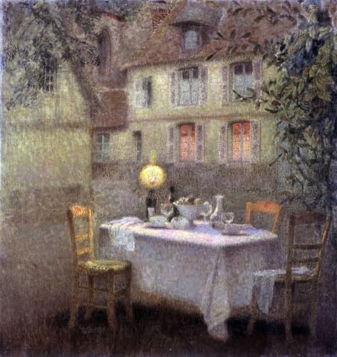 Peinture Poster la Table d'Henri Le Sidaner graffiti art mural 60x90cm