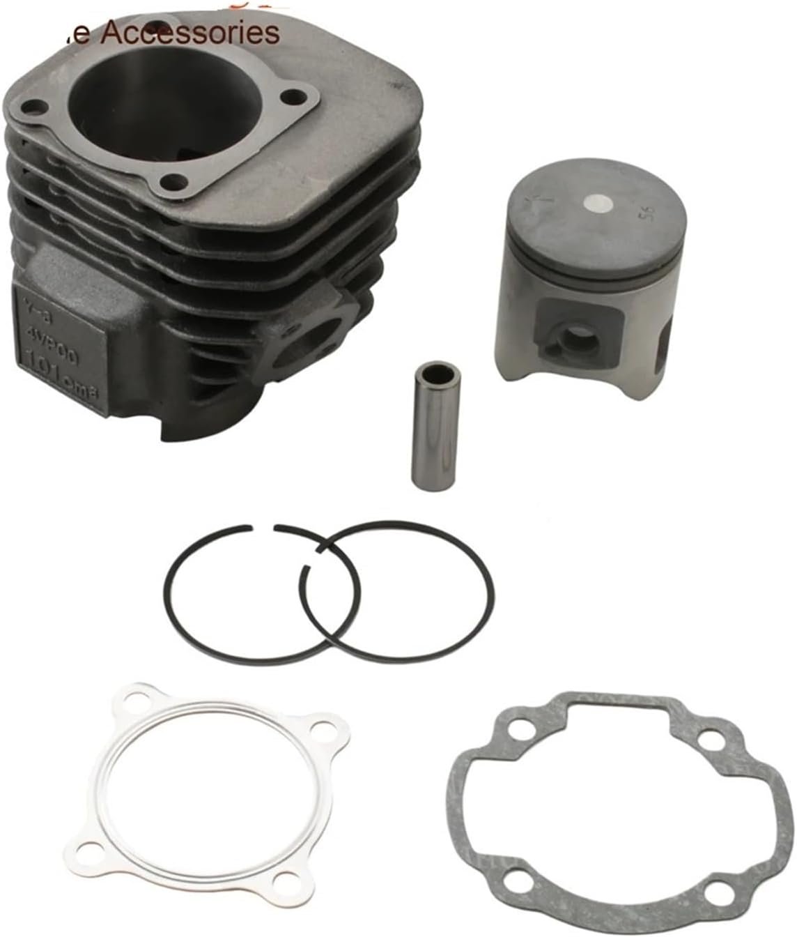 Scooter 128cc 56mm Big Bore Cylinder Kit For Ymh Bws Axis 100 Aerox Nitro YW100 Zuma 100cc 4VP Minarelli 2-Stroke Engine motorcycle accessories