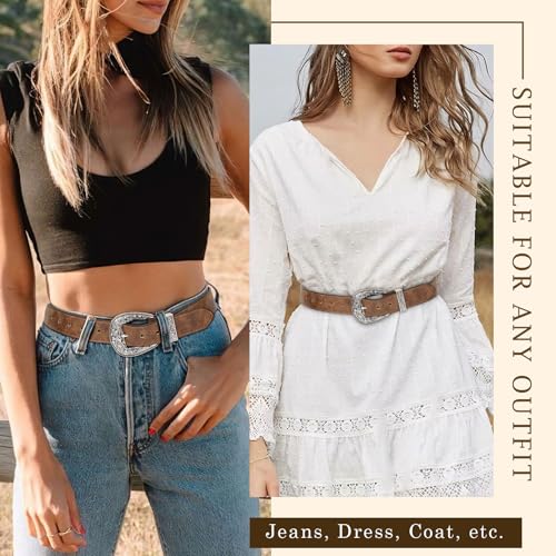 Image of BELTROAD Western Belts for Men Women 1.5 inch Vintage Country Belt for Jeans
