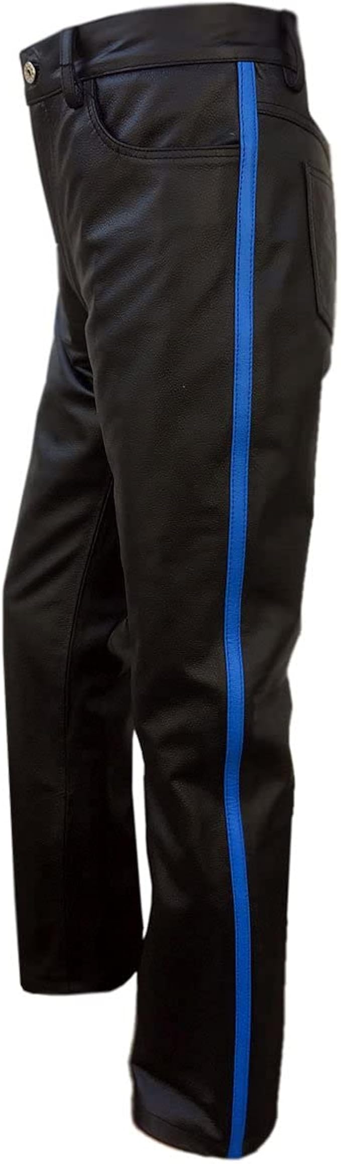 Panel Mens Biker Jeans Pants 