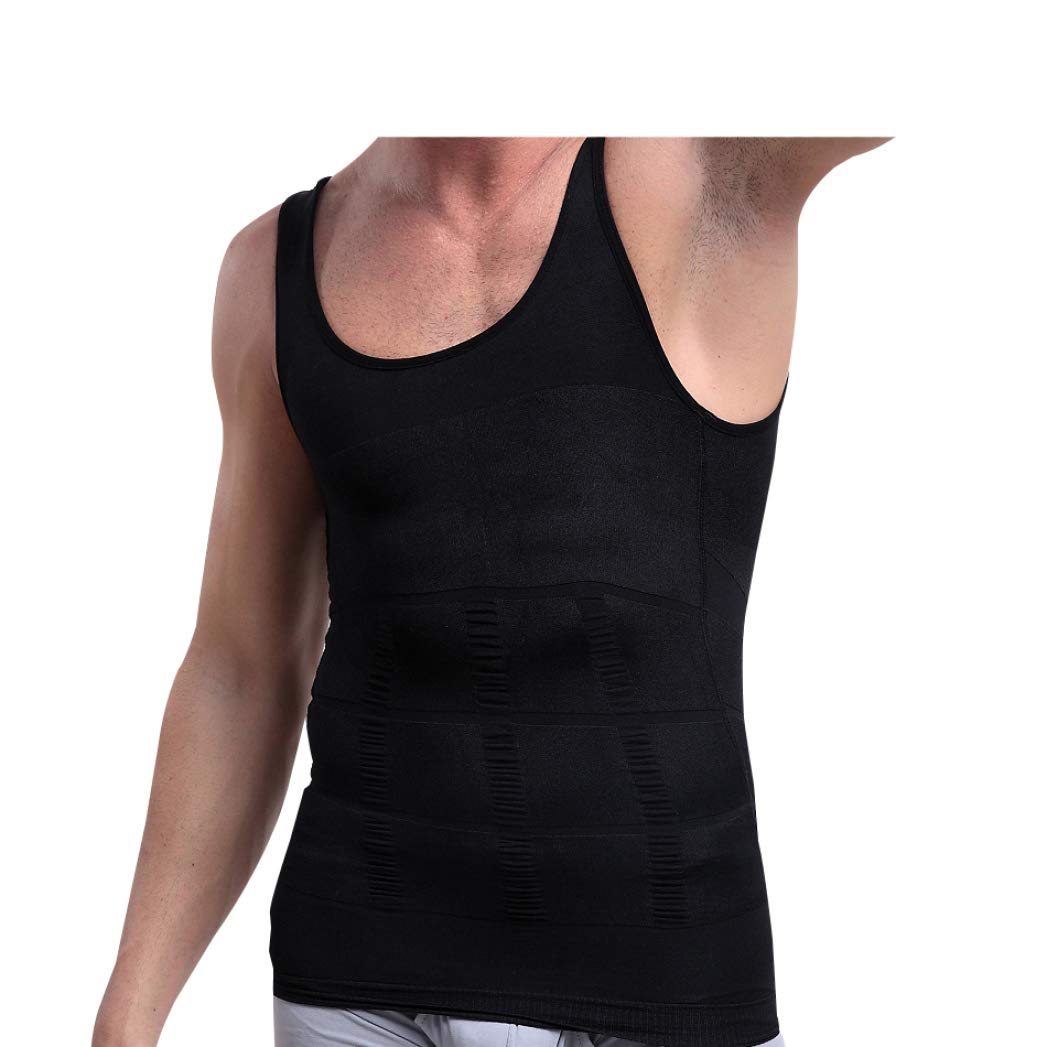 mężczyźni slim body shaper koszule tłuszcz z brzucha bielizna do kulturystyki kamizelka gorset kompresyjny wyszczuplający urządzenie do modelowania sylwetki