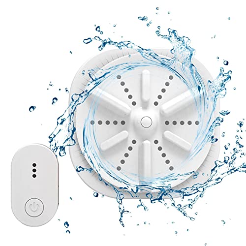 Mini máquina de lavar - Lavadora de turbina ultrassônica portátil com USB - Lavadora de turbina pequ