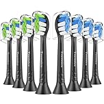 Trustnice Replacement Toothbrush Heads for Philips Sonicare Click-on Handles, Brush Heads Compatible with Sonicare Electric Toothbrush, 8 Pack