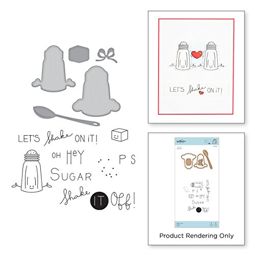 Spellbinders Shake It Up Stamp and Die Set, Metal, Multi-Colour, 29.7 x 14.7 x 0.6 cm - Image 2