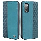 CXTcase Handyhülle für Samsung Galaxy S20 FE/S20 LITE/S20 FE 2022 Hülle, Lederhülle Flip Hülle für Galaxy S20 Fe 4G, PU Leder Stoßfeste Schutzhülle Tasche für Samsung Galaxy S20 Fe 5G, Grün