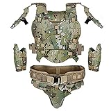 √ [Chaleco con colchón de aire ajustable]: ajuste el tamaño apropiado de acuerdo con la forma de su cuerpo. Este chaleco protector es adecuado para un busto máximo de 51 pulgadas, tamaño de cintura: 37 a 43 pulgadas, tamaño de cadera: 38 a 50 pulgadas, tamaño de codo: 13 a 15 pulgadas. Adecuado para cuerpos de menos de 250 libras. Altura 65 '' - 75 ''.