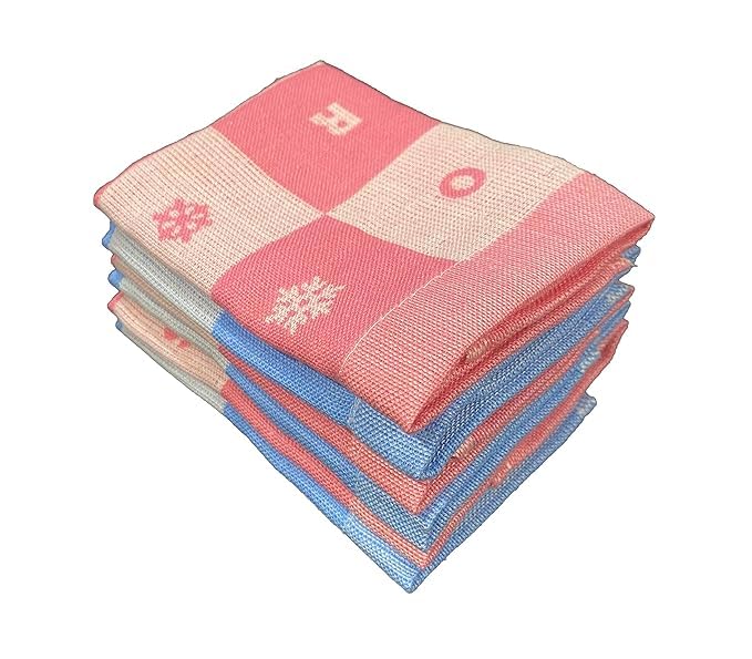 Stylish and Pure Cotton Handkerchiefs, Rumal, and Facetowel Collection For Women's and Girl's (25X25 Cm)-image-48
