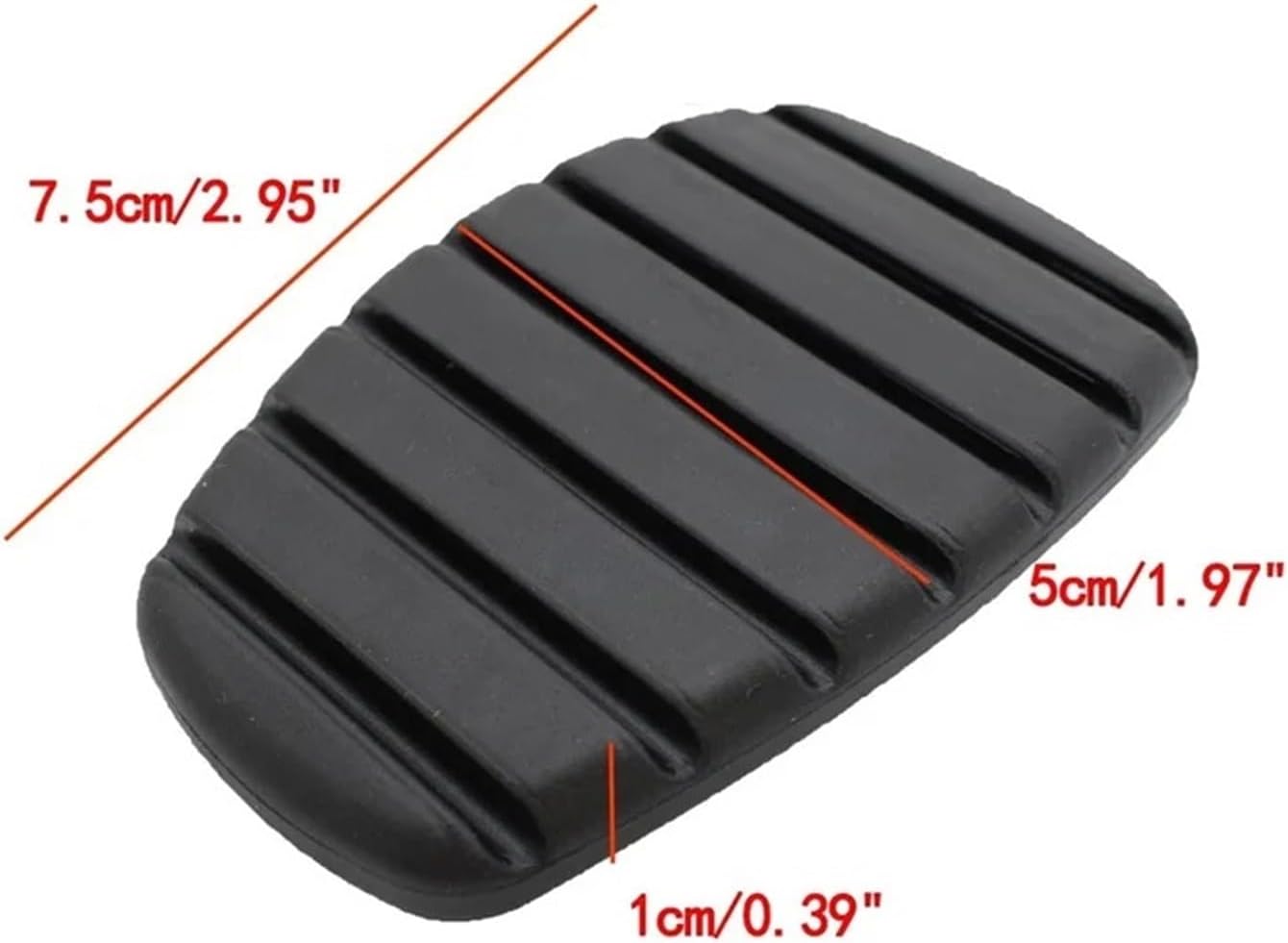 Car Brake Vehicle Pedal For Scenic 1996-08 2Pcs Brake Clutch Pedal Rubber Replacement Pads Cover