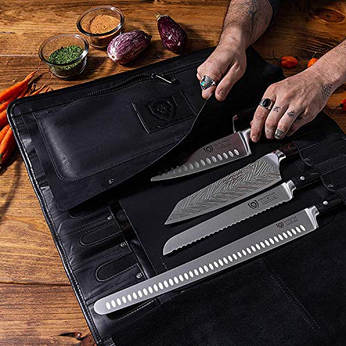 Dalstrong Vagabond Knife Roll Full & Top Grain Brazilian Leather Roll