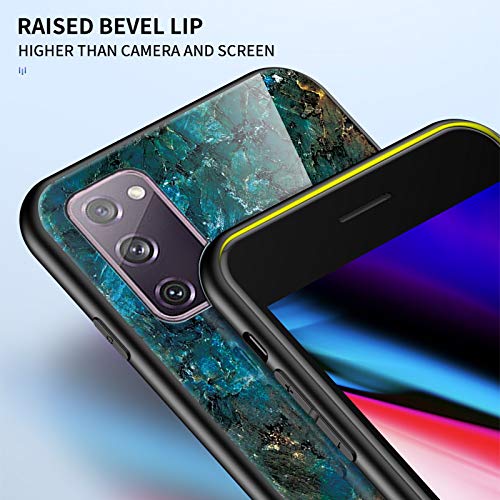 Neinei Cover Per OPPO A94 5G Con Design Trama Marmo – Custodia Sottile Antiurto In TPU E PC, Protezione 360° Antigraffio, Morbida Al Tatto