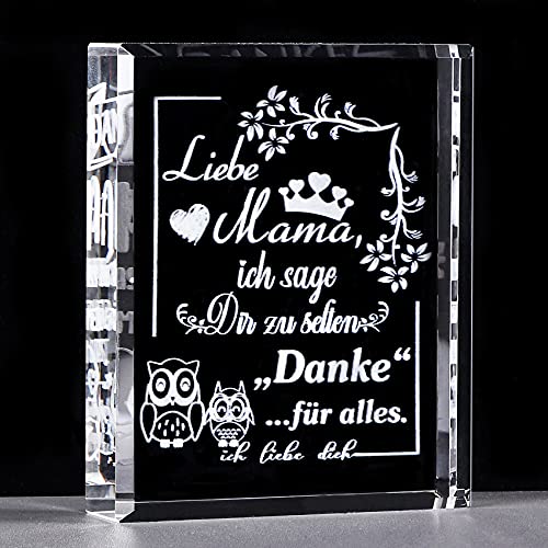 K9 Kristall für Mama an ihrem Geburtstag Romantische Geschenke zum Muttertag Besondere Muttertagsgeschenke für Mama ich liebe dich Geschenke für Mutter Cover
