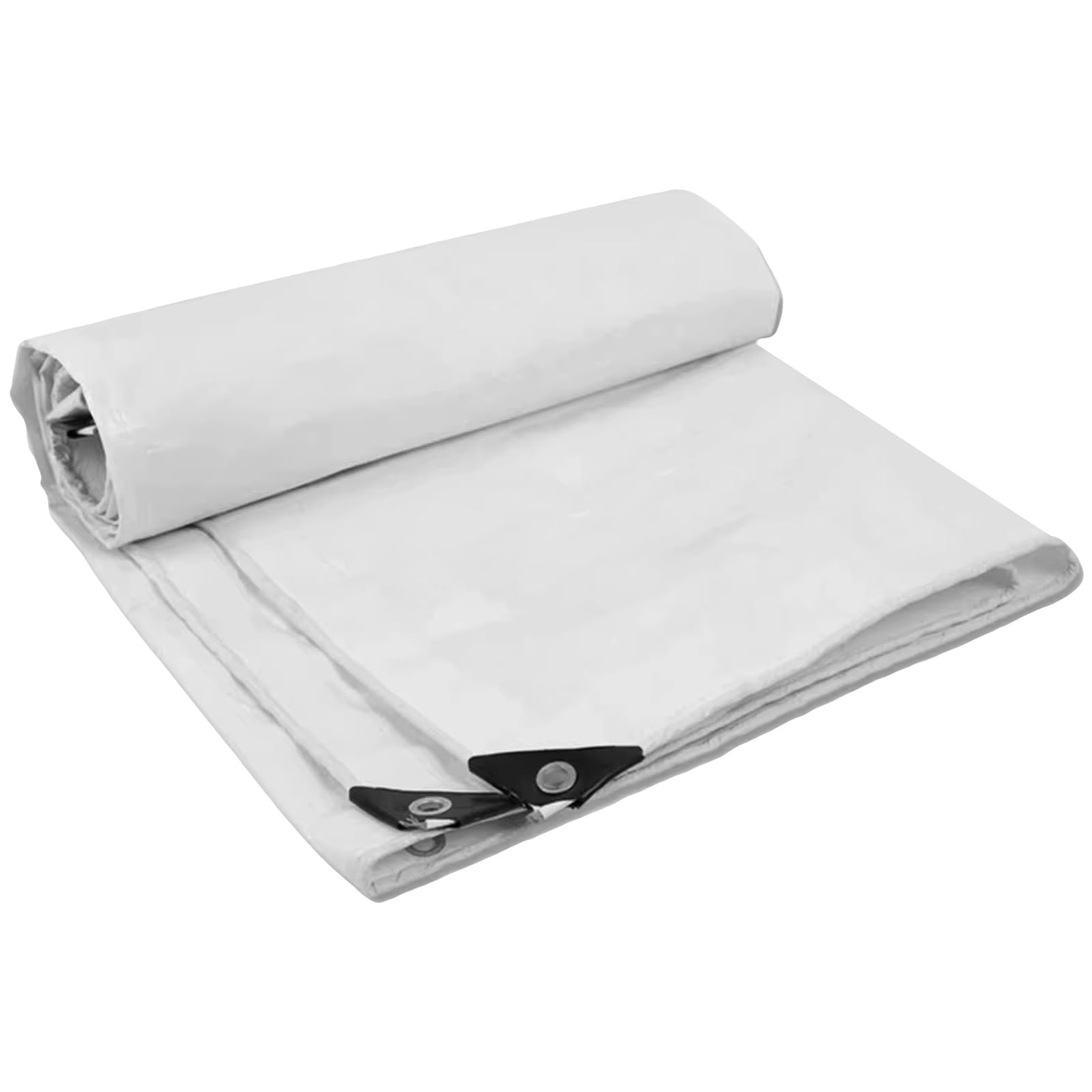 Lona blanca multiusos impermeable de 1 x 3 m para evitar goteras en el cobertizo