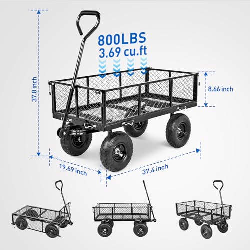 Heavy Duty Electric Wheelbarrow Cart