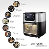 Princess 2-in-1 Air fryer Oven DeLuxe - 62.2% much less power use- 11 L capability - 1800W - 65-200°C - 10 programmes - Incl. rotating basket & spit - 3 baking trays/crumb tray - Take care of - 182075 - Image 3