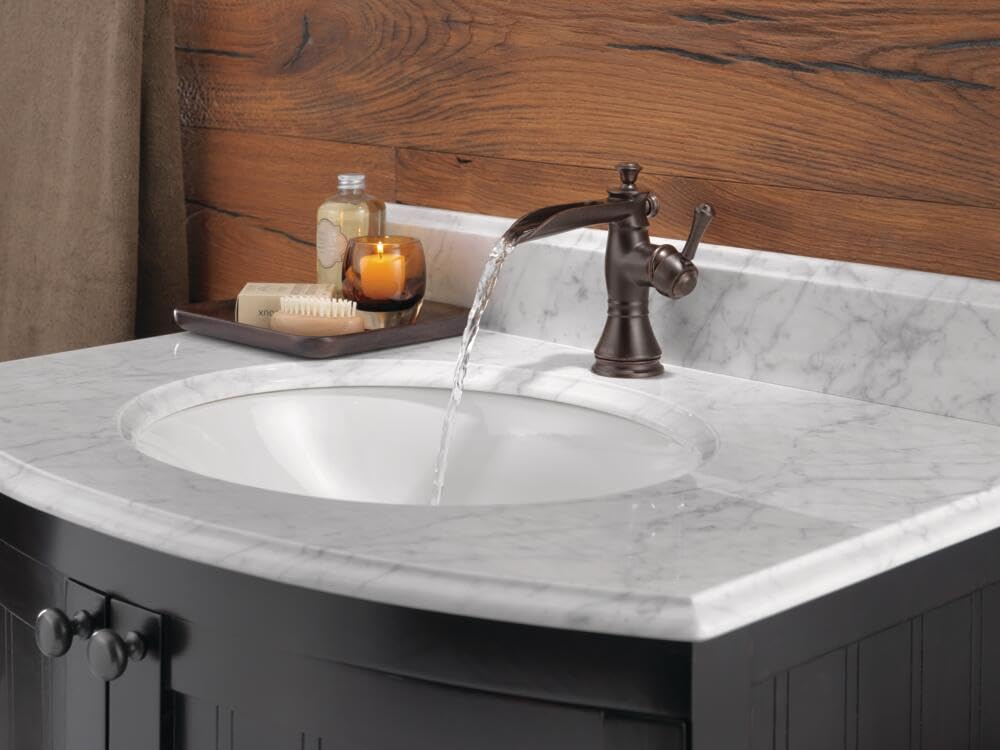 Amazon | Delta Faucet Cassidy ブロンズバスルーム蛇口 シングル