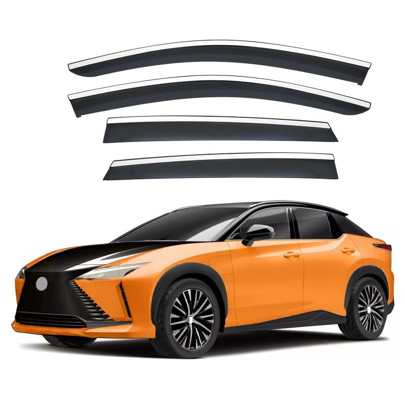 Déflecteurs de vent de voiture pour Lexus RZ EB10 2023+ pare-soleil pluie 4 pièces