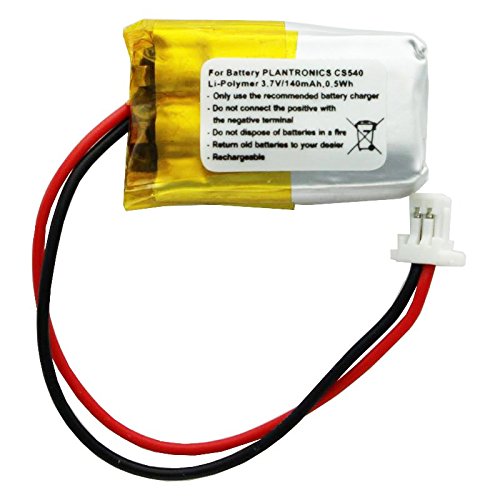 Akku Für Plantronics CS540 CS540A - Li-Polymer Ersatzakku 140mAh Kompatibel Mit 86180-01