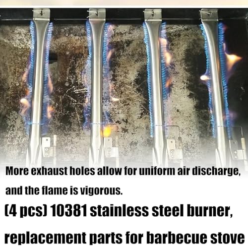 Tube de rechange en acier inoxydable pour grill : pack de 4 brûleurs durables - 3