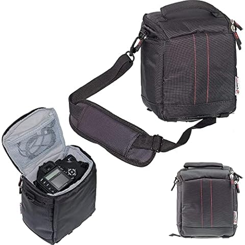 Navitech Black DSLR SLR Camera Bag Compatible with Nikon COOLPIX P950 Camera Cover