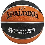 Producto de calidad Spalding Europleague Balón de Baloncesto TF150 Replica Noir/Orange 7