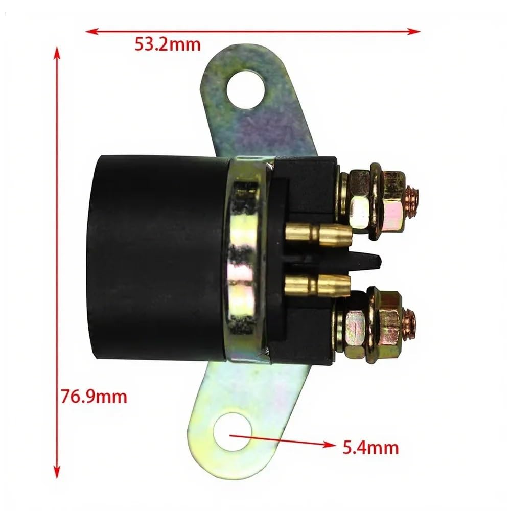 Relé Arranque Interruptor de relé solenoide arranque motocicleta, accesorios para motocicletas, piezas para deportes motor para AN125 o universal