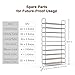 Sable 10 Tiers Shoe Rack, Fabric Shoe Tower Cabinet Organizer with Spare Parts, Holds up to Storage 50 Pairs of Shoes
