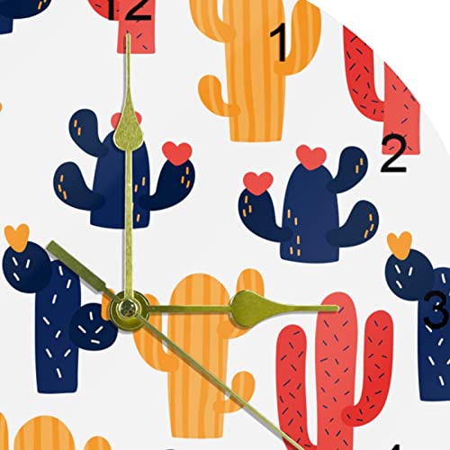 Horloge murale de bureau cactus pour dynamiser votre espace de travail