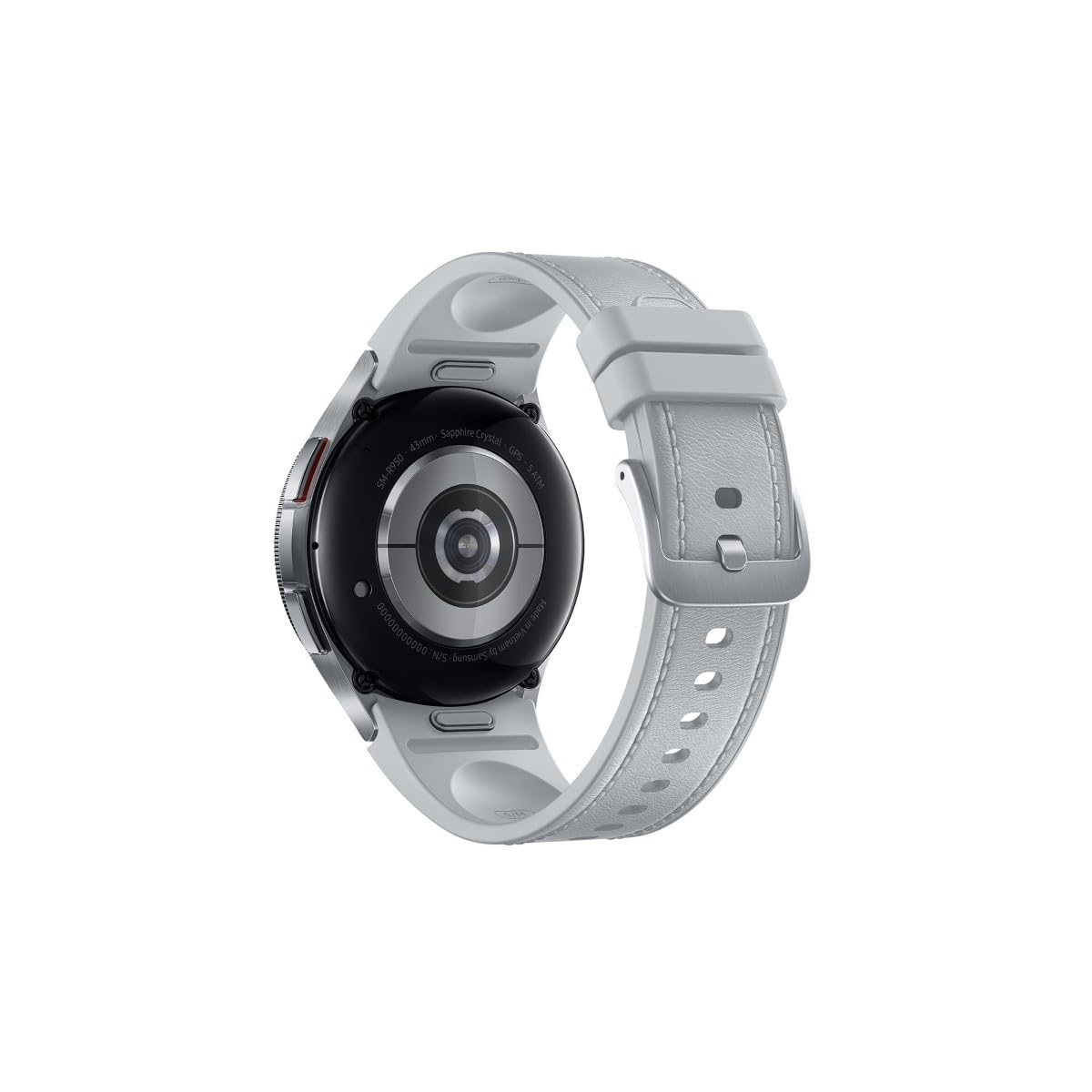 Samsung Galaxy Watch6 Classic 4G LTE, 43 mm + Correa de recambio - Smartwatch, Control de Salud, Seguimiento Deportivo, Batería de Carga Rápida, Plateado (Versión Española)