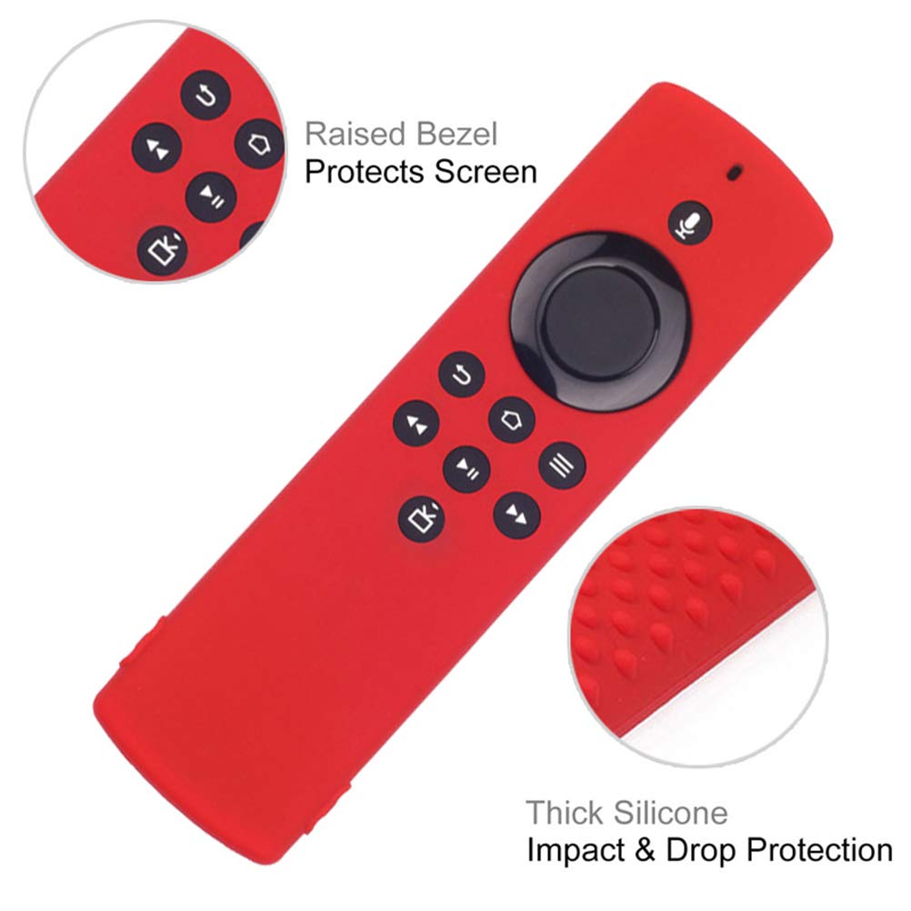 Compatible con TV Stick Lite, Funda con Mando a Distancia, Funda con Mando a Distancia de Silicona Protectora a Prueba de Golpes con Mando a Distancia