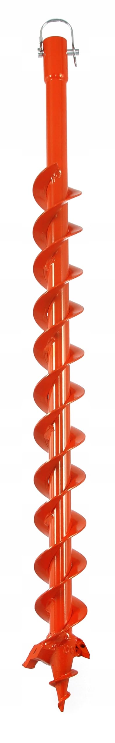 Punta per Trivella Trapano Avvitatore con Doppia Spirale Elica da Giardino | Diametro 6 cm | Lunghezza 80 cm | Spessore Lame 2 mm | Diametro Albero di Montaggio 2 cm