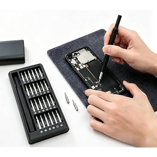 24-in-1 Professional Precision Screwdriver Set, Small Screwdriver Sets for Fixing Electronics, Mini Tool Kits for Computer Repair, Phone, Watch, Laptop, PCs