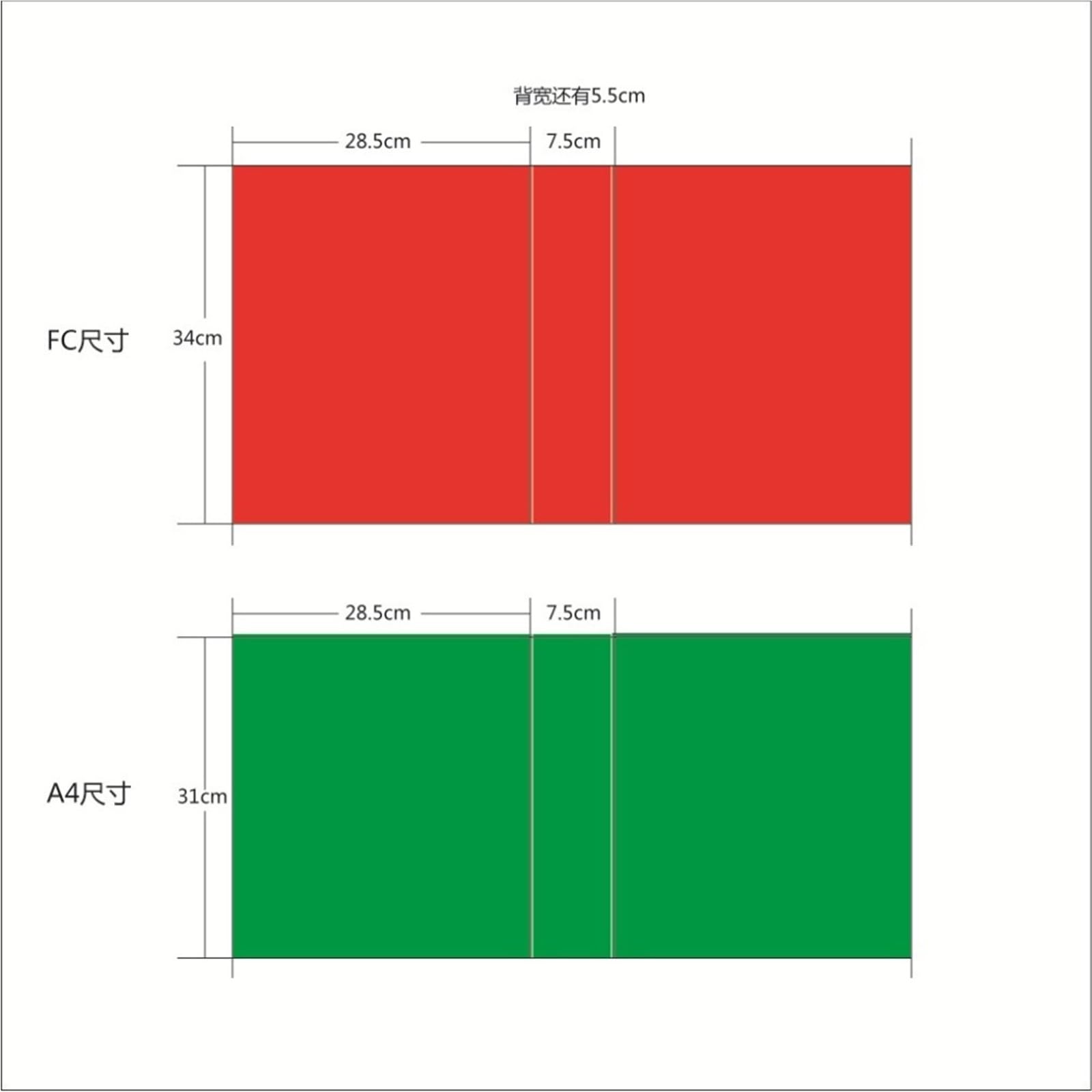 2 Pezzi Portatili Anelli a Leva Arco a a a Due Fori Cartella Raccoglitore Album Volume Forniture for Ufficio per Ufficio(Green)