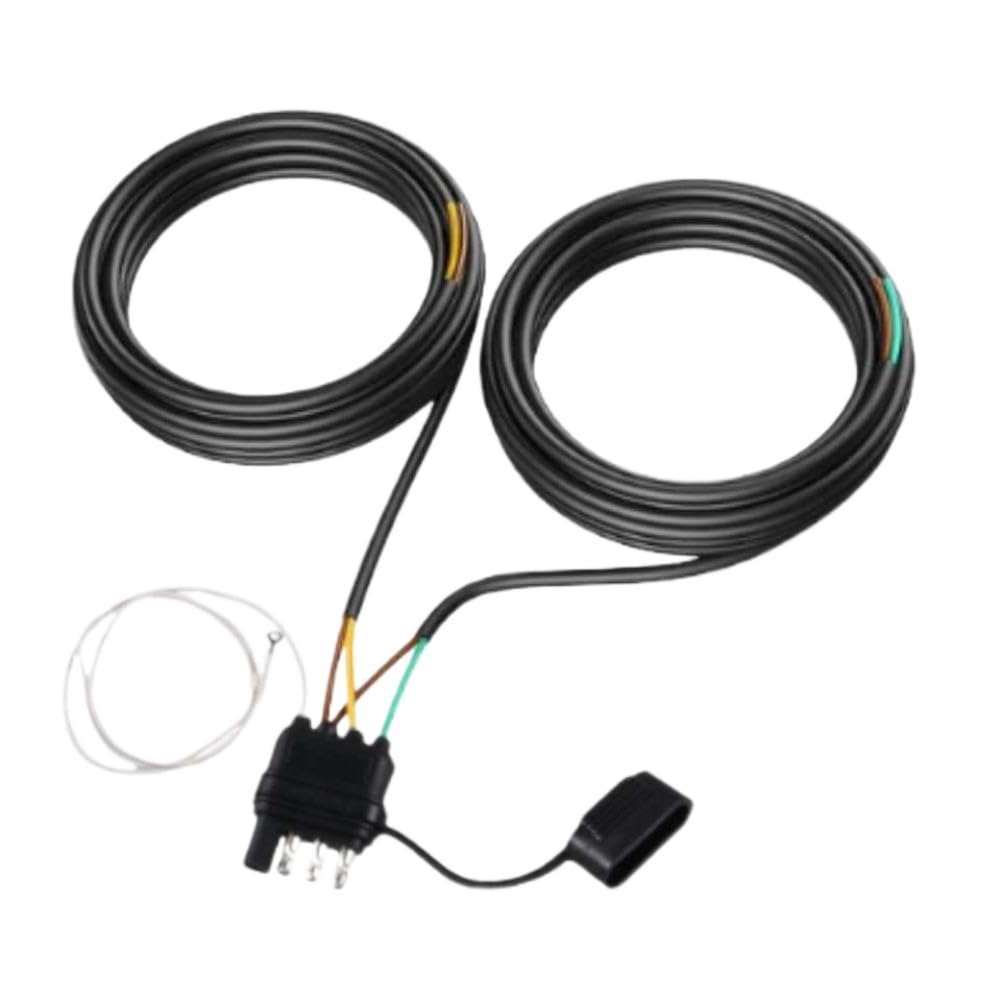 Arnés de cableado para Remolque de 4 Pines y 5 Cables, Pieza de Repuesto de 26 pies(PVC)