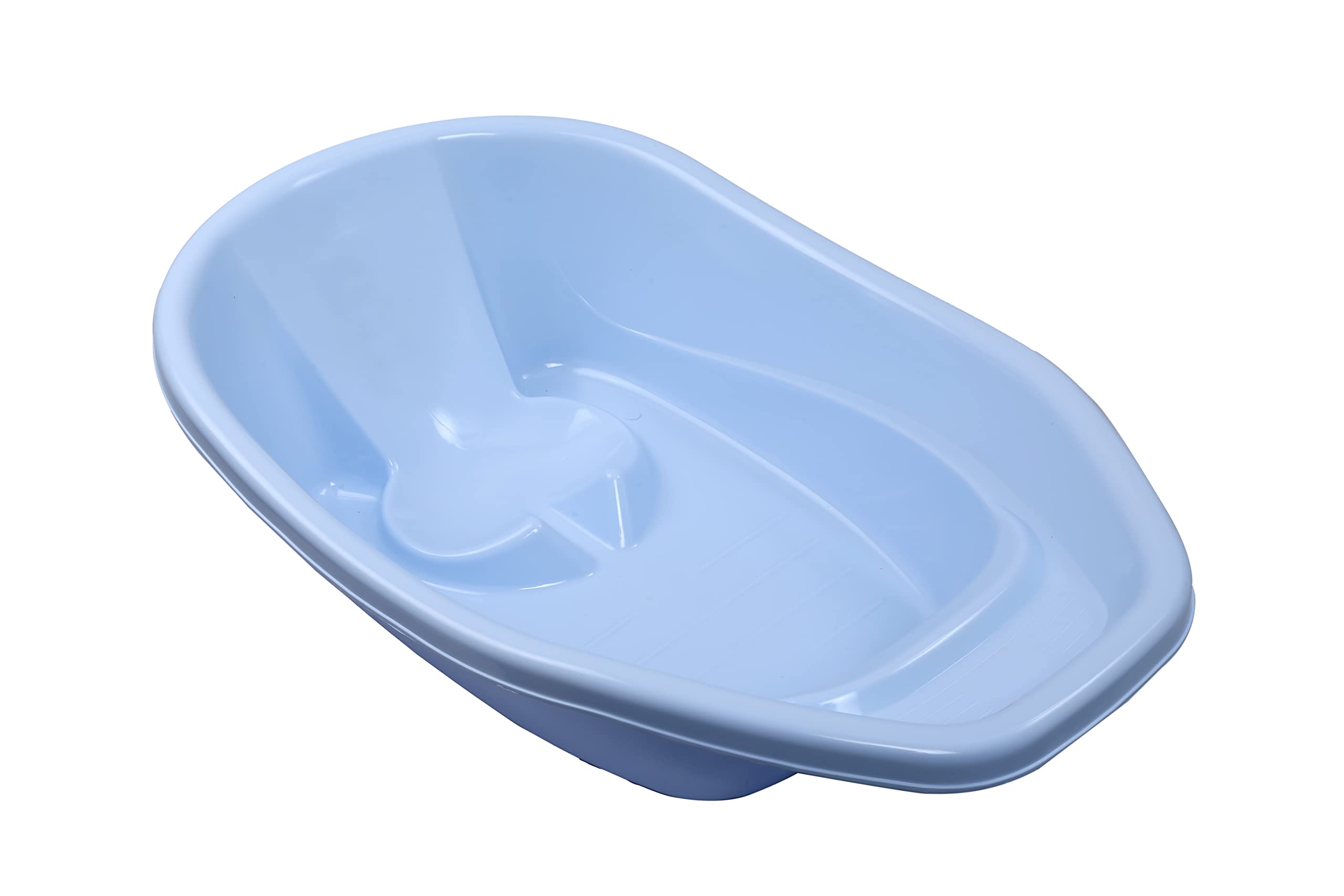 My Giraffe Baby Bath Tub (Light Blue) with Anti Slip Base - 6 Months to 4 Years - Upto 20 kgs-image-2