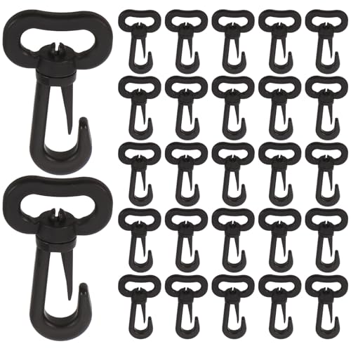 Filet de Chargement Automobile Stable via Crochet Rotatifs Plastique x100
