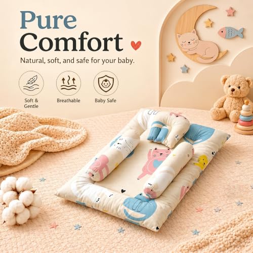 Image of StarAndDaisy Newborn Baby Bedding Set, Baby Bed Soft & Breathable, Godari Boys & Girl Design.