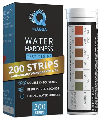 WeAQUA DoubleCheck Water Hardness Test Kit...