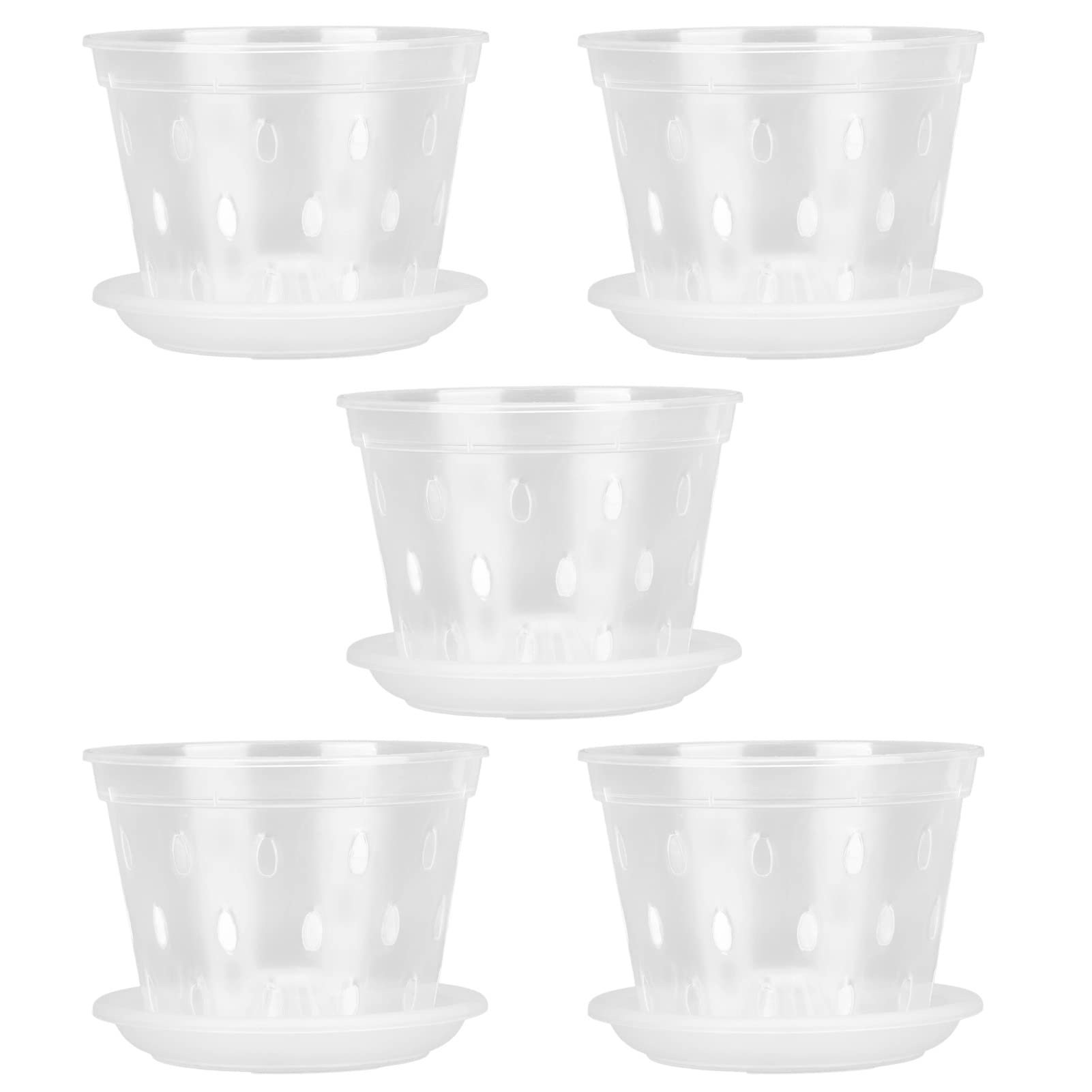 Cryfokt Orchid Planter, Optimal Drainage Orchid Flower Pot Hole Design for Outdoor